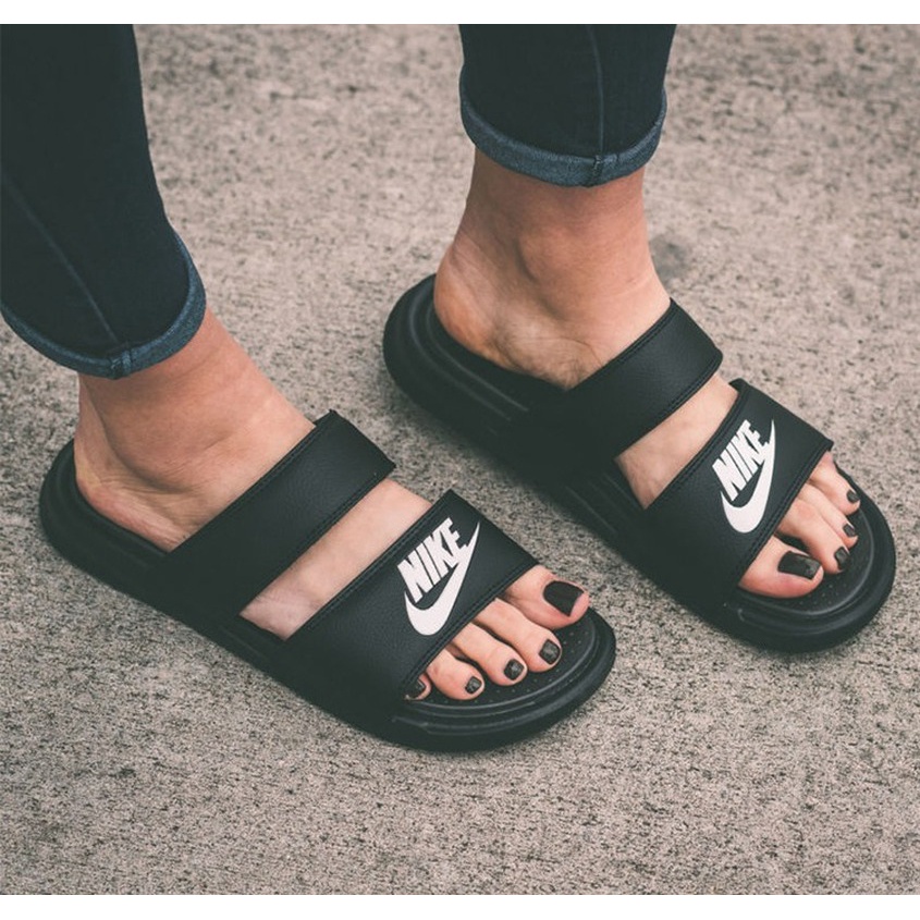 nike benassi duo ultra slide blue