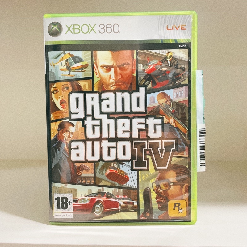 【可議價】XBOX360 俠盜獵車手4(美版)grand theft auto IV(GTA4)【中古】