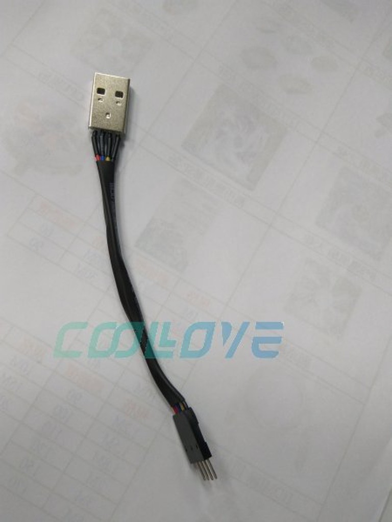 小白的生活工場*USB4PINTOAM USB 4PIN轉USB A公轉接線 [工程師必備品]