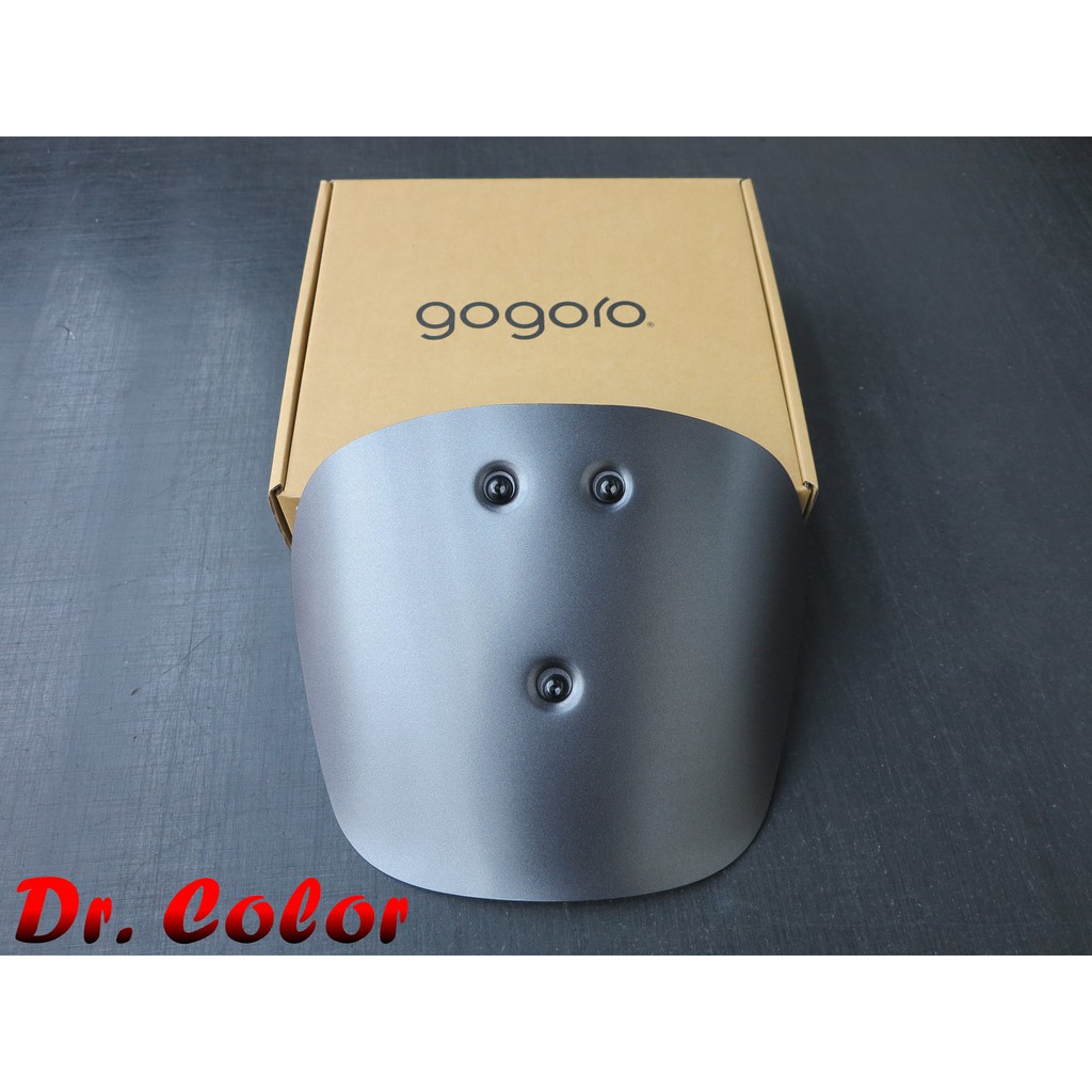 Dr. Color 玩色專業汽車包膜 gogoro VIVA 絲綢深邃灰_風鏡