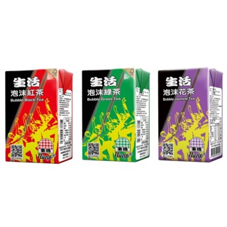 【蝦皮直營特選】生活 泡沫綠茶/泡沫紅茶/泡沫花茶 (250mlx24入) (部分即期)