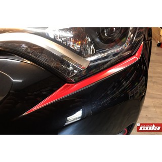 【可樂彩貼】Toyota RAV4 4.5代下燈眉貼-下燈眉貼版型貼-改色-版型裁切-直上免裁修(一對)