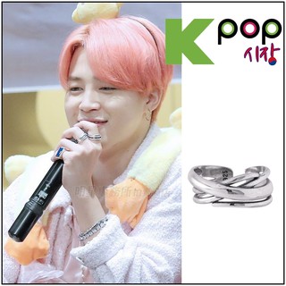 ❌免運❌ 樸智旻同款 韓國純銀戒指 ASMAMA 防彈少年團 BTS Jimin 智旻 同款三環可調式韓系戒指 正韓戒指
