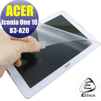 【Ezstick】ACER Iconia One 10 B3-A20 靜電式平板LCD液晶螢幕貼 (高清霧面)