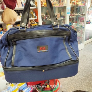 111*品牌WORLD POLO藍色手提旅行袋 旅行包 37*23CM