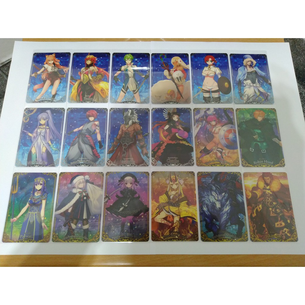 日版fate Grand Order Fgo 威化餅卡第五彈 蝦皮購物
