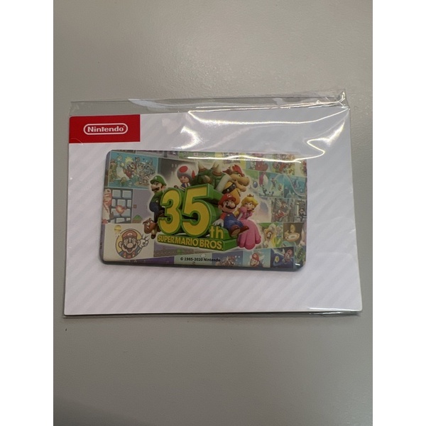 switch 超級瑪利歐兄弟 35週年 磁貼特典