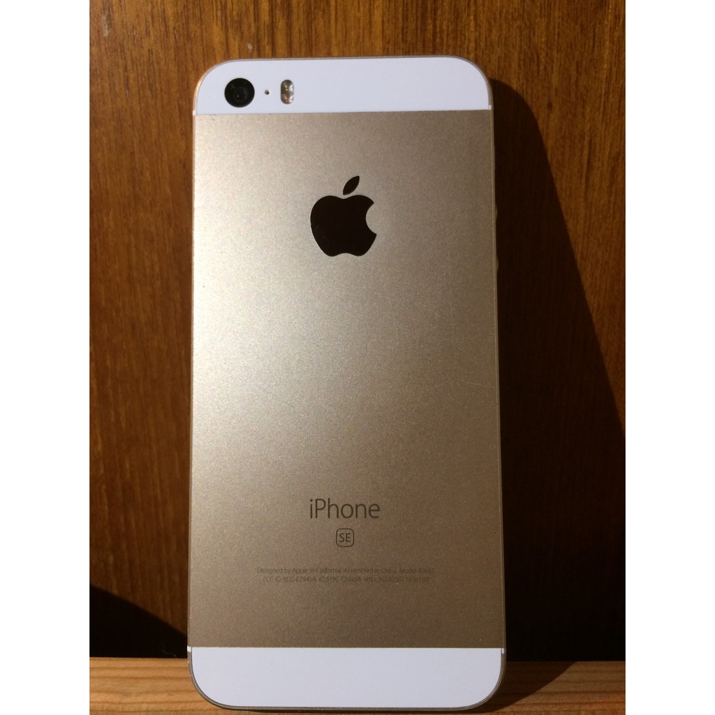 （已預訂勿下單）(自售) iPhone SE 64G 金 二手機(美版，機況9成新)(iOS 11.3.1)(可越獄)