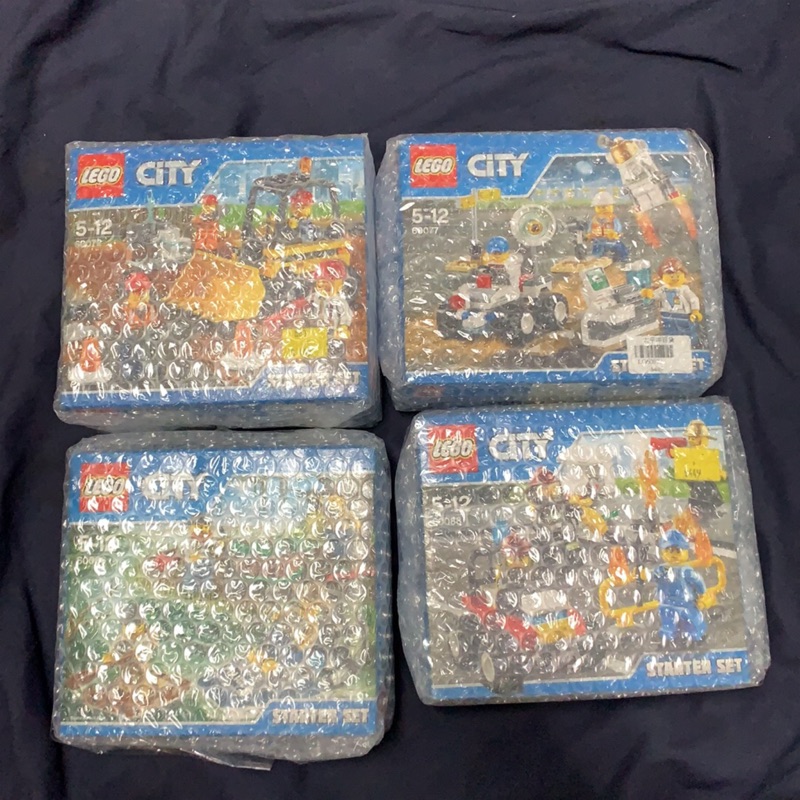 樂高LEGO 60066 60077 60088 60072CITY系列 四組一套