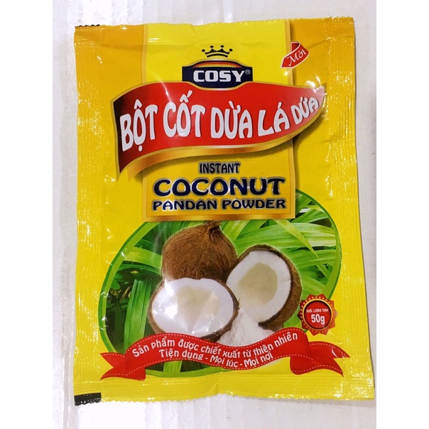 越南🇻🇳COSY instant coconut pandan Powder 即食 香蘭葉口味 椰漿粉 50g
