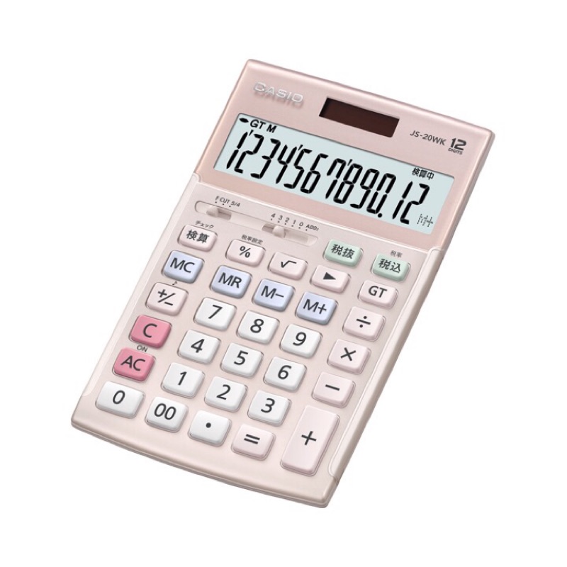 (現貨）CASIO JS-20WK-PK計算機 粉色 日本代購