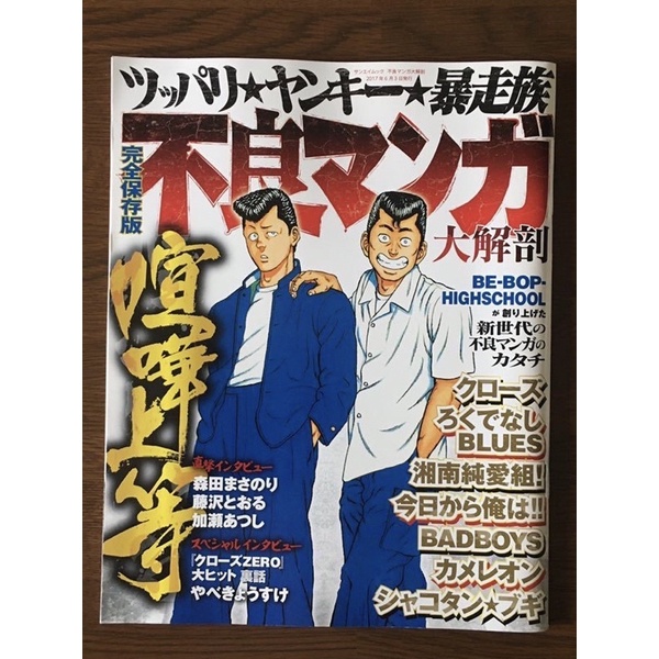 日本不良漫畫大剖析 保存版 漂丿男子漢 鐵拳對鋼拳 湘南純愛組 我是大哥大 搞怪少年 變色龍 暴走族 喧嘩上等