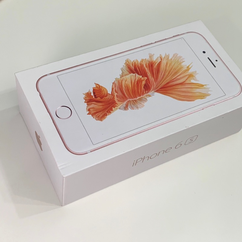 I phone 6s 玫瑰金64GB 空盒子 如圖