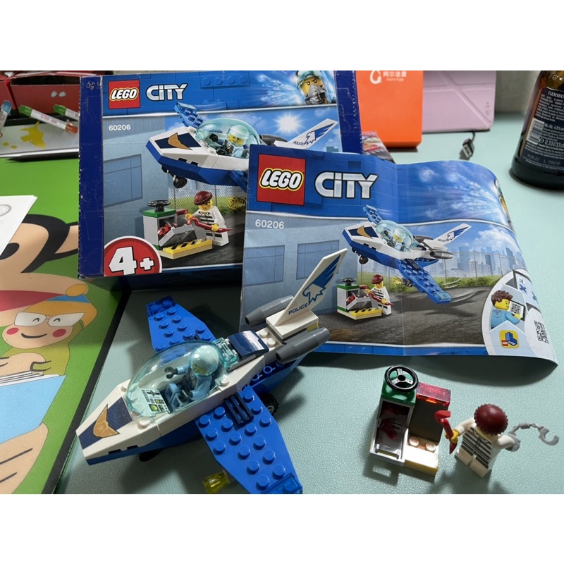 二手LEGO 60206 航警巡邏機 城鎮系