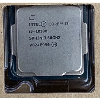 第十代  Intel CPU Core i3-10100 4核8緒 二手過保 有內顯