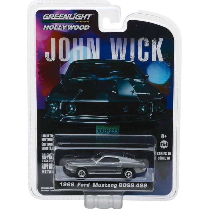 (小賈車庫) GREENLIGHT 綠光 1:64 John Wick 捍衛任務 FORD MUSTANG 野馬 人偶