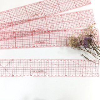 Le Summit 5cm X 30cm 透明 方格尺 拼布