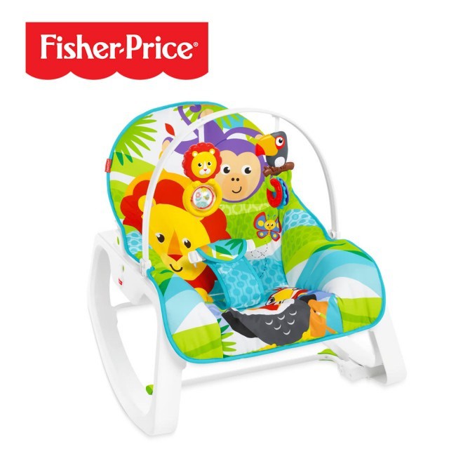 ღ新竹市太寶婦幼精品店ღ✿Fisher Price費雪牌✿動物安撫躺椅✿