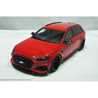 【現貨特價】1:18 GT Spirit Audi ABT RS4 S Avant 2020 紅色 ※樹脂 限量※