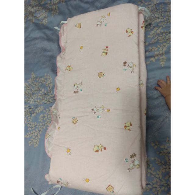 嬰兒床  床圍 粉紅色 120*60