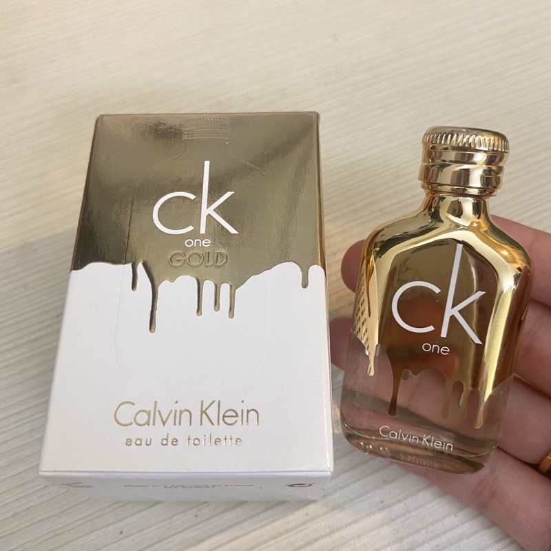 全新正品保證Calvin Klein CK one gold中性淡香水10ml