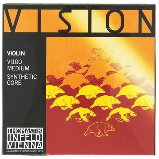 【老羊樂器店】開發票 Thomastik VISION VI100 小提琴弦(整套) 奧地利 公司貨