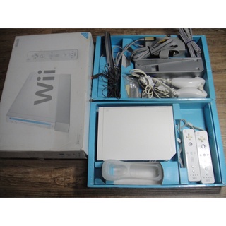 Nintendo Wii 任天堂Wii 白色主機 封圖合售+附送wii sports... 無拆賣