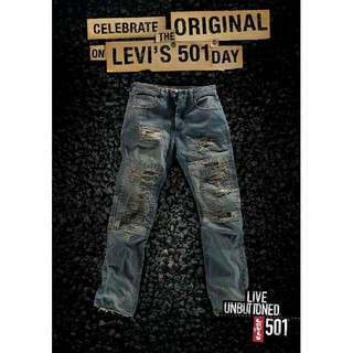 日版 Levis 501 全球限量款 破壞補丁 貼布 牛仔褲