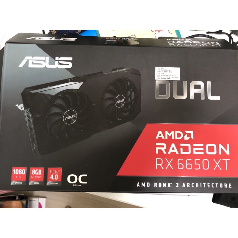 ASUS AMD READON RX6650XT O8G