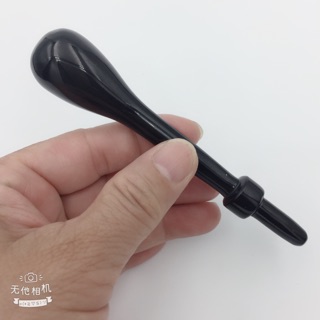 《96揪樂樂》現貨/黑牛角/牛角按摩棒/黑牛角大小頭按摩筆