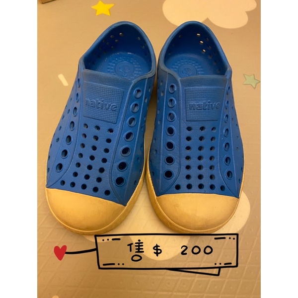 二手 Native 藍 /童鞋 / 8號