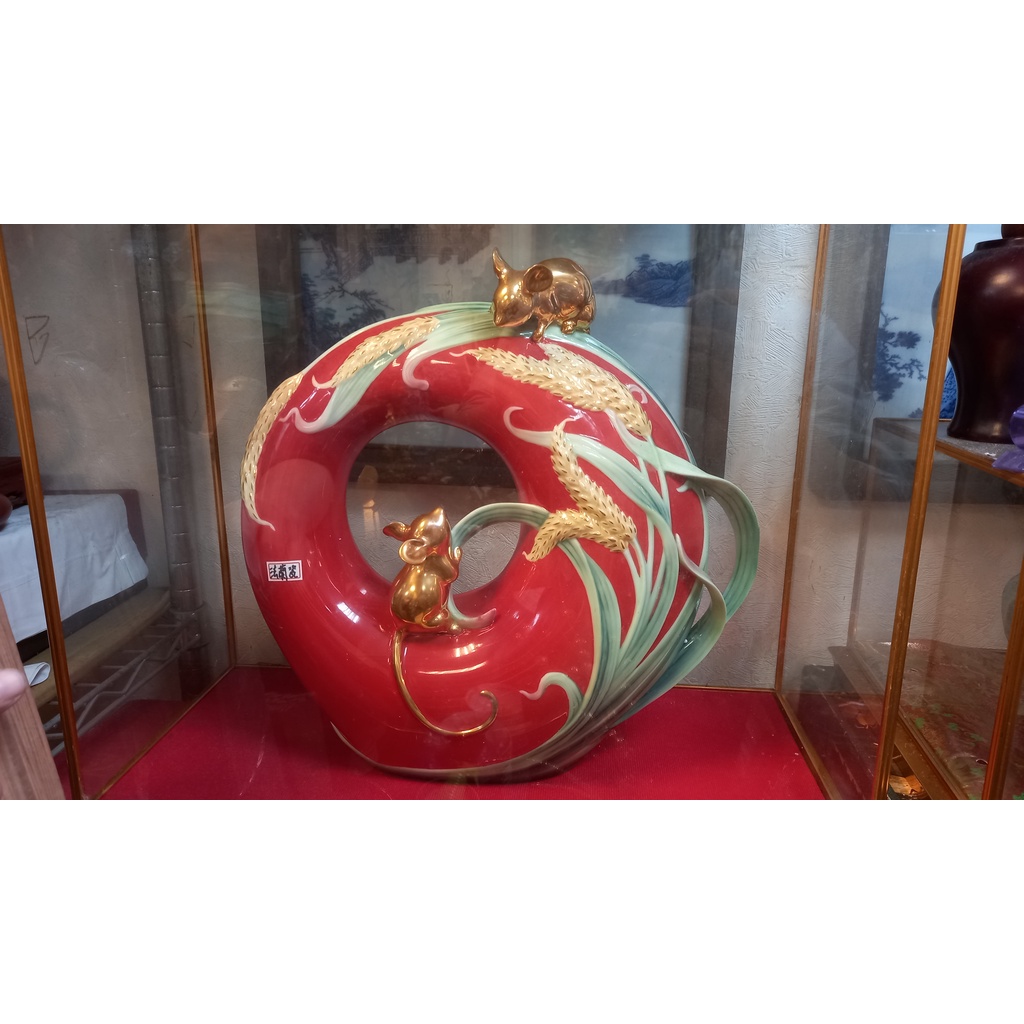 精品器皿-法蘭瓷花瓶(擺飾)
