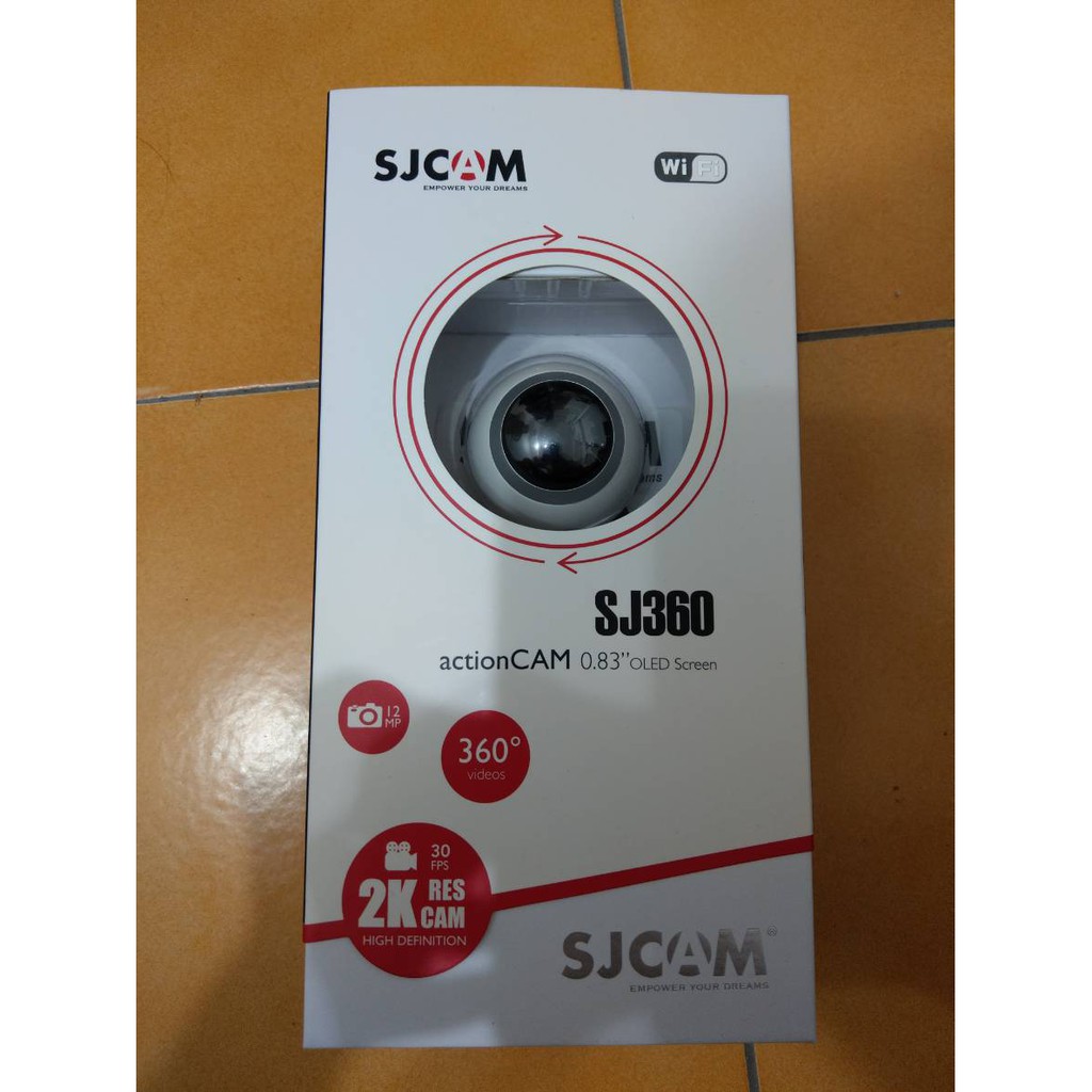 SJCAM SJ360 360度2K環景運動攝影機