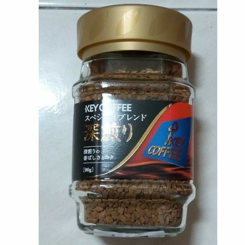 《最後一瓶優質特賣》KEY COFFEE 《深煎》特級即溶咖啡 90g 日本品牌
