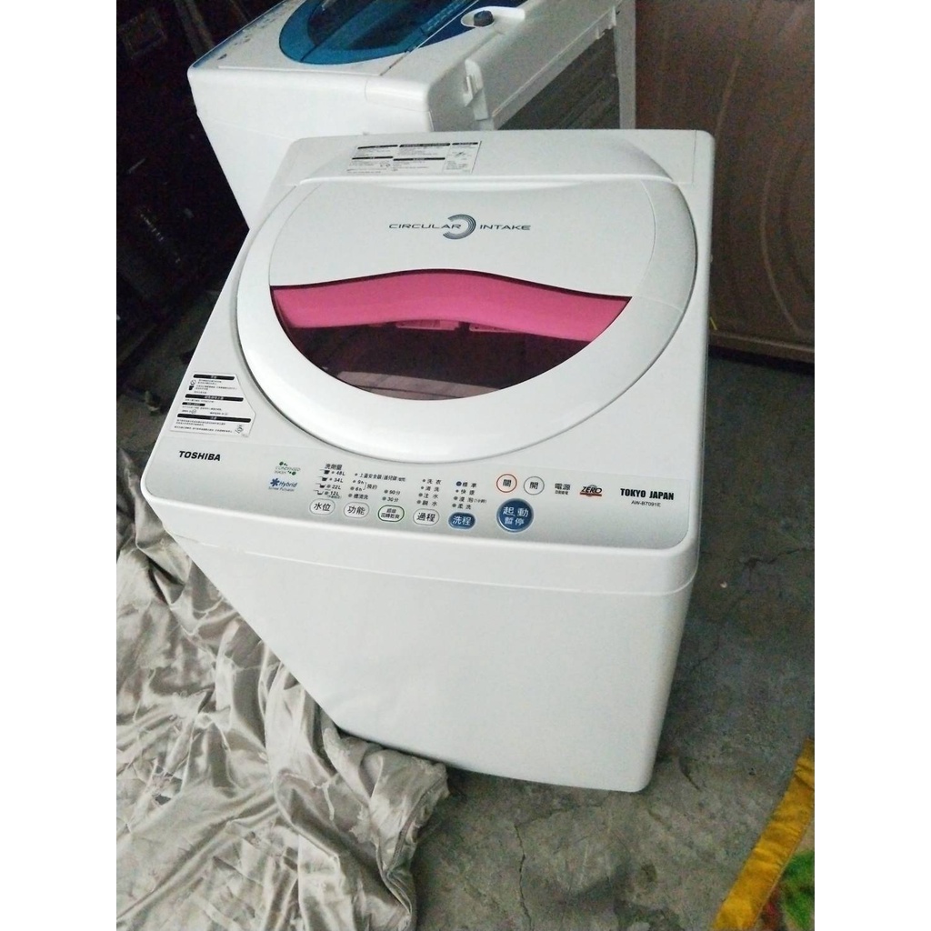 二手家具全省估價(大台北冠均)二手貨中心--TOSHIBA東芝7KG洗衣機 直立式單槽洗衣機 W-1033102