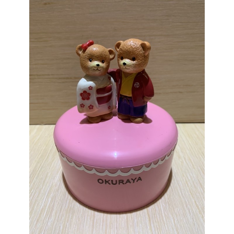 御倉屋OKURAYA 收納盒 和服熊熊收納盒 可愛熊熊娃娃 泰迪熊收納盒 收納盒