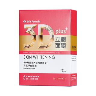 臺塑生醫Dr’s Formula 3D立體深度淨白面膜(7片裝)
