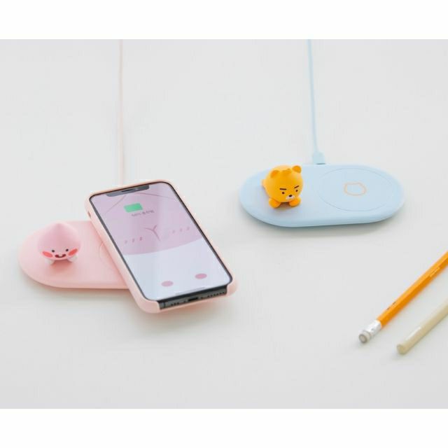 韓國連線款kakao Friends 無線充電版無線充電充電器萊恩桃子 蝦皮購物