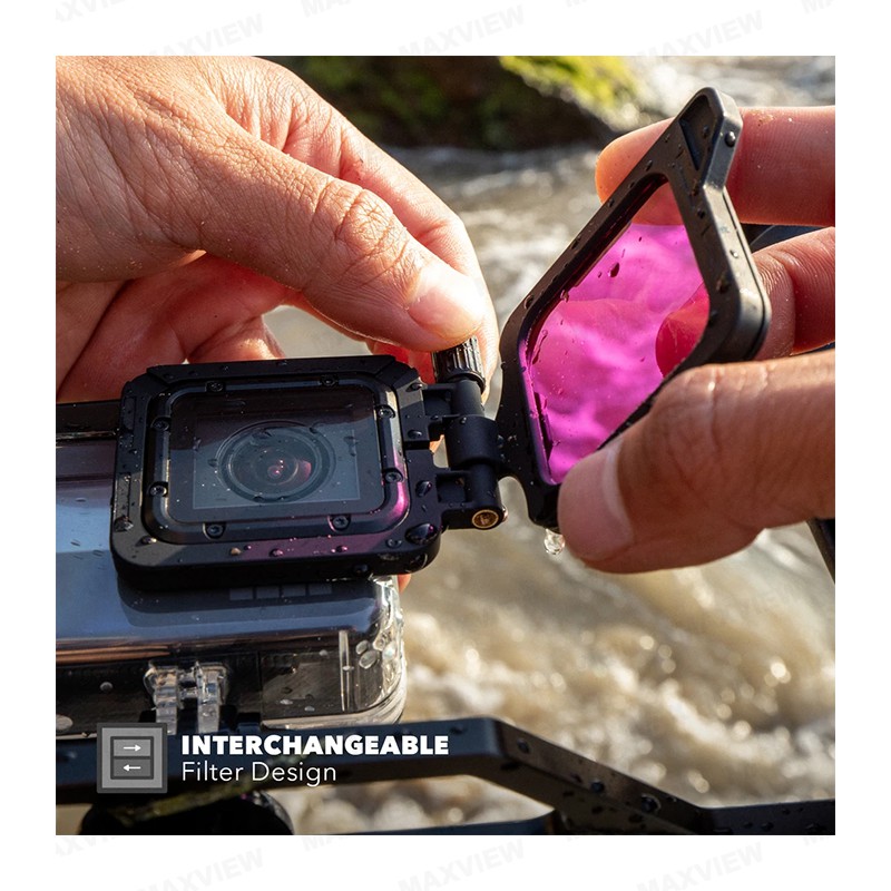 現貨 潛水近拍鏡組三合一套組polarpro Gopro Hero 8 專用微距潛水水中濾鏡防水配件 蝦皮購物