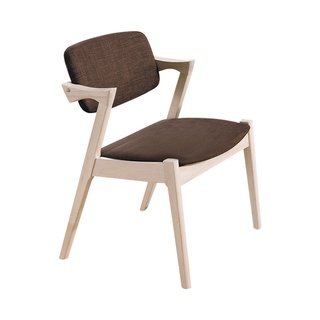 obis 椅子 餐椅 餐桌椅 原木洗白咖布餐椅