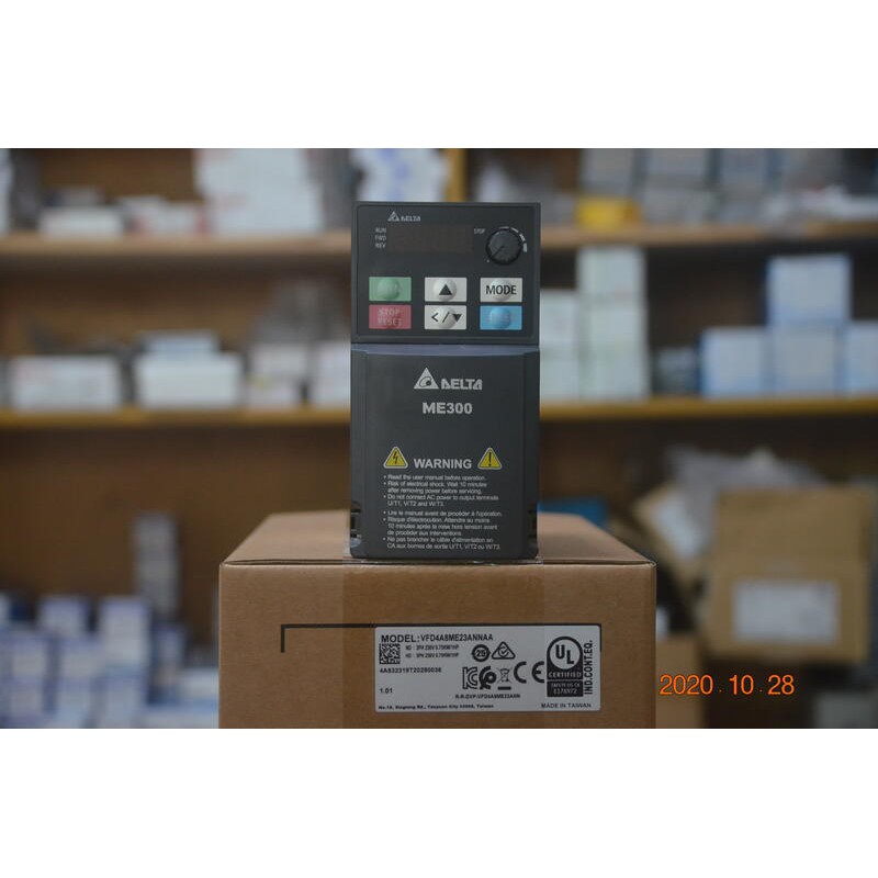 台達 變頻器 VFD4A8ME23ANNAA 三相 220V 1HP ME300系列 精巧簡易型向量控制變頻器