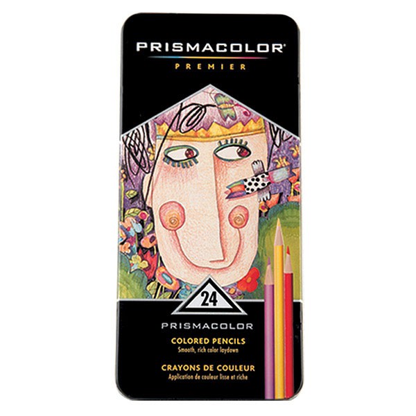 美國PRISMACOLOR Premier系列 頂級油性色鉛筆-24色