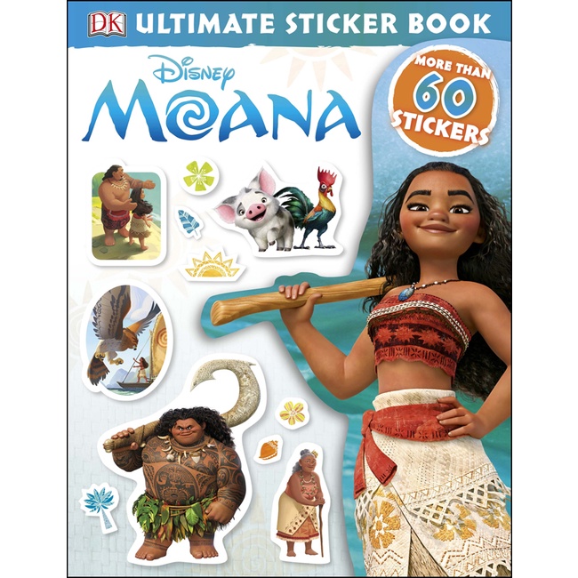 Ultimate Sticker Book: Disney Moana  海洋奇緣: 貼紙書 (平裝)
