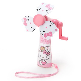 哇哈哈日本正版 現貨 三麗鷗 Hello Kitty 凱蒂貓 手動風扇