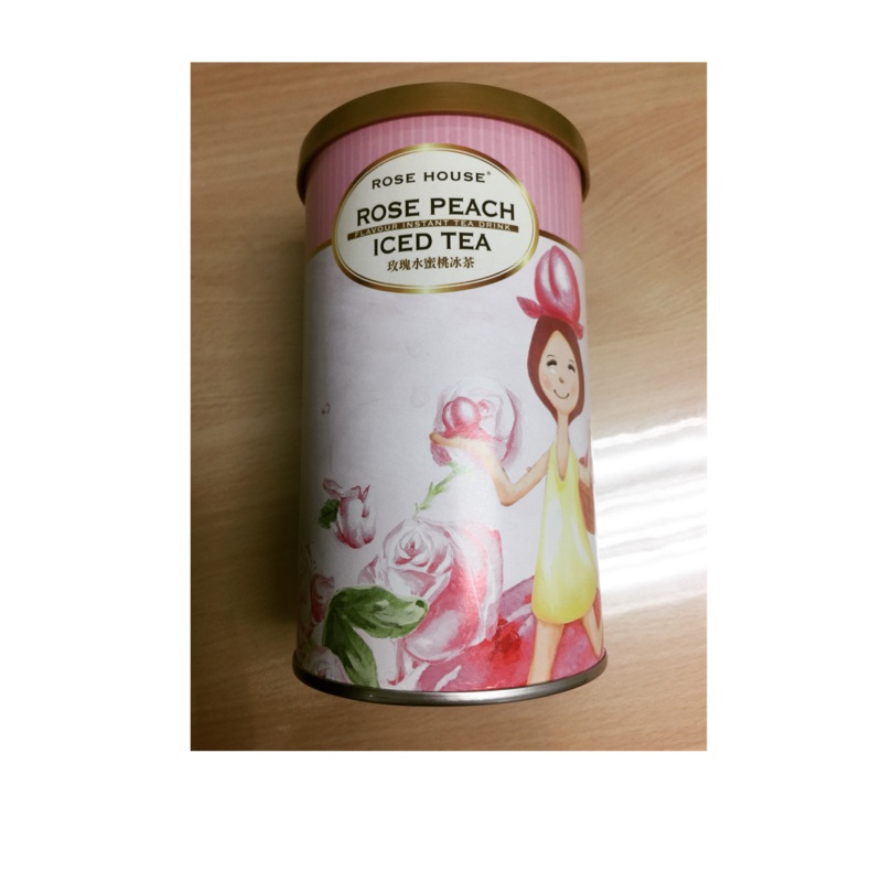 古典玫瑰園-玫瑰水蜜桃冰茶（全新）