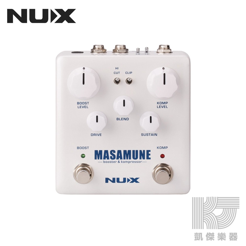 NUX 壓縮增益效果器 Masamune Compressor / Booster【凱傑樂器】