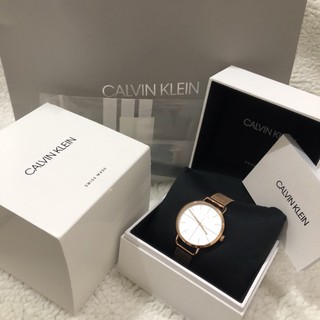 CK Calvin Klein Even 超然系列腕錶 女錶 中性錶 石英錶 玫瑰金色 K7B21626