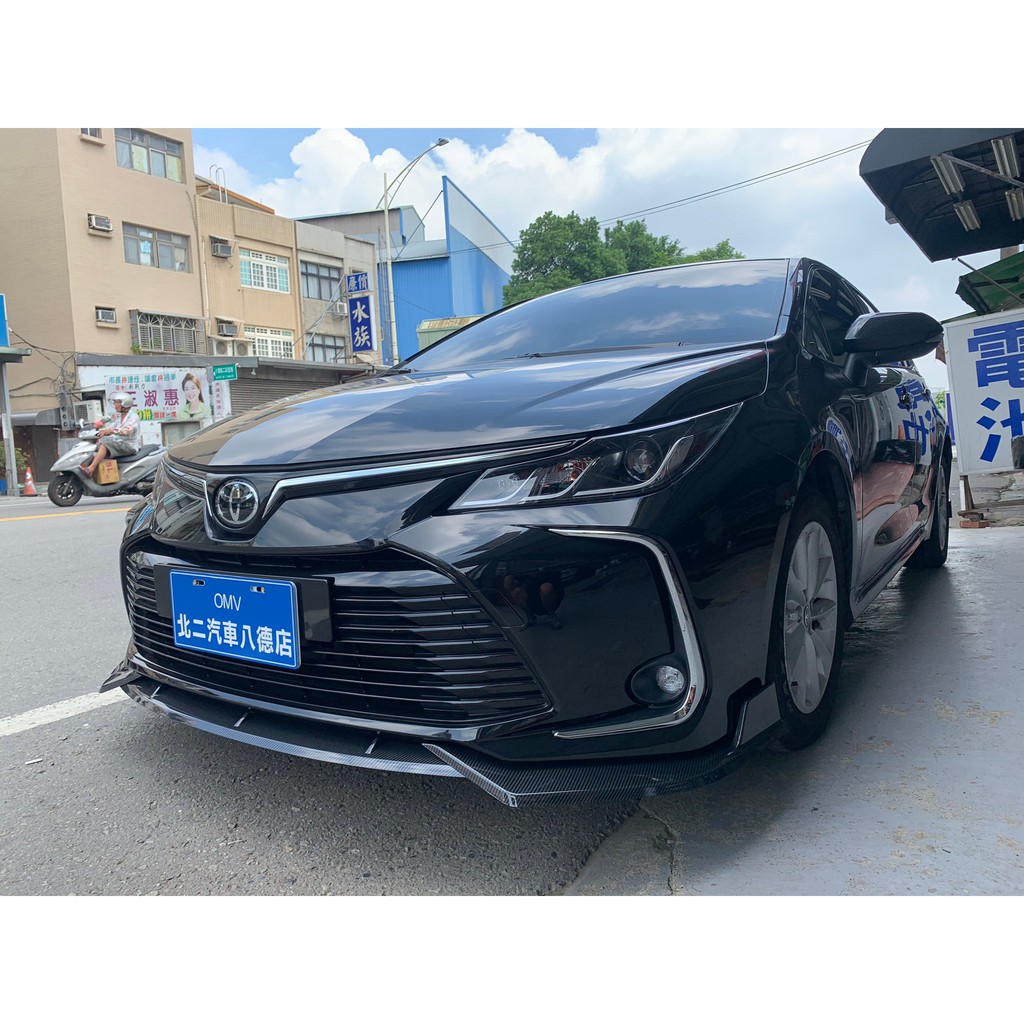 【桃園 技陞】現貨不用等 豐田 ALTIS 12代/GR  Sport 亮黑/碳纖維紋 定風翼 空力套件 保桿 前下巴