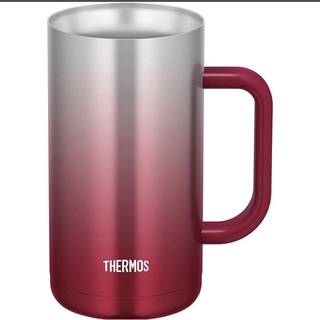 THERMOS 膳魔師 JDK-720C 真空隔熱保溫 保冷杯 不鏽鋼真空斷熱 亮红色 保溫杯 馬克杯 720ml