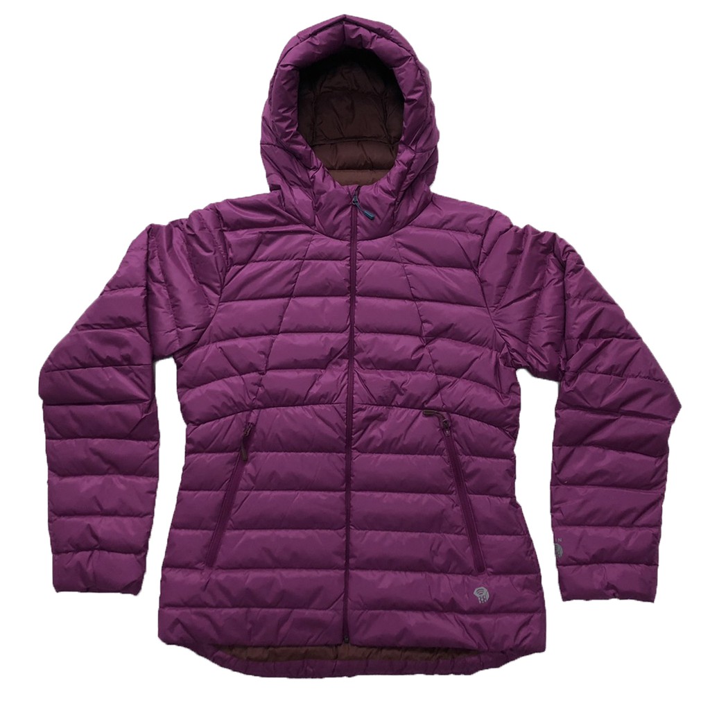 【Mountain Hardwear】女款 紫 羽絨外套 MOL80170 防潑 保暖 登山 露營 旅遊 戶外 運動